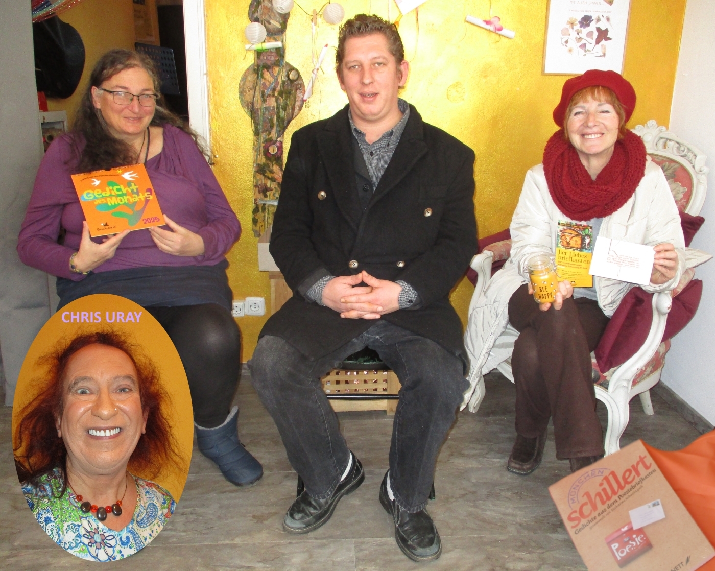 Spix Astrid Pascal Gaby Advent Weihnachtsmarkt Poesie Lyrik Kunst Poesieboten Poesiebriefkasten