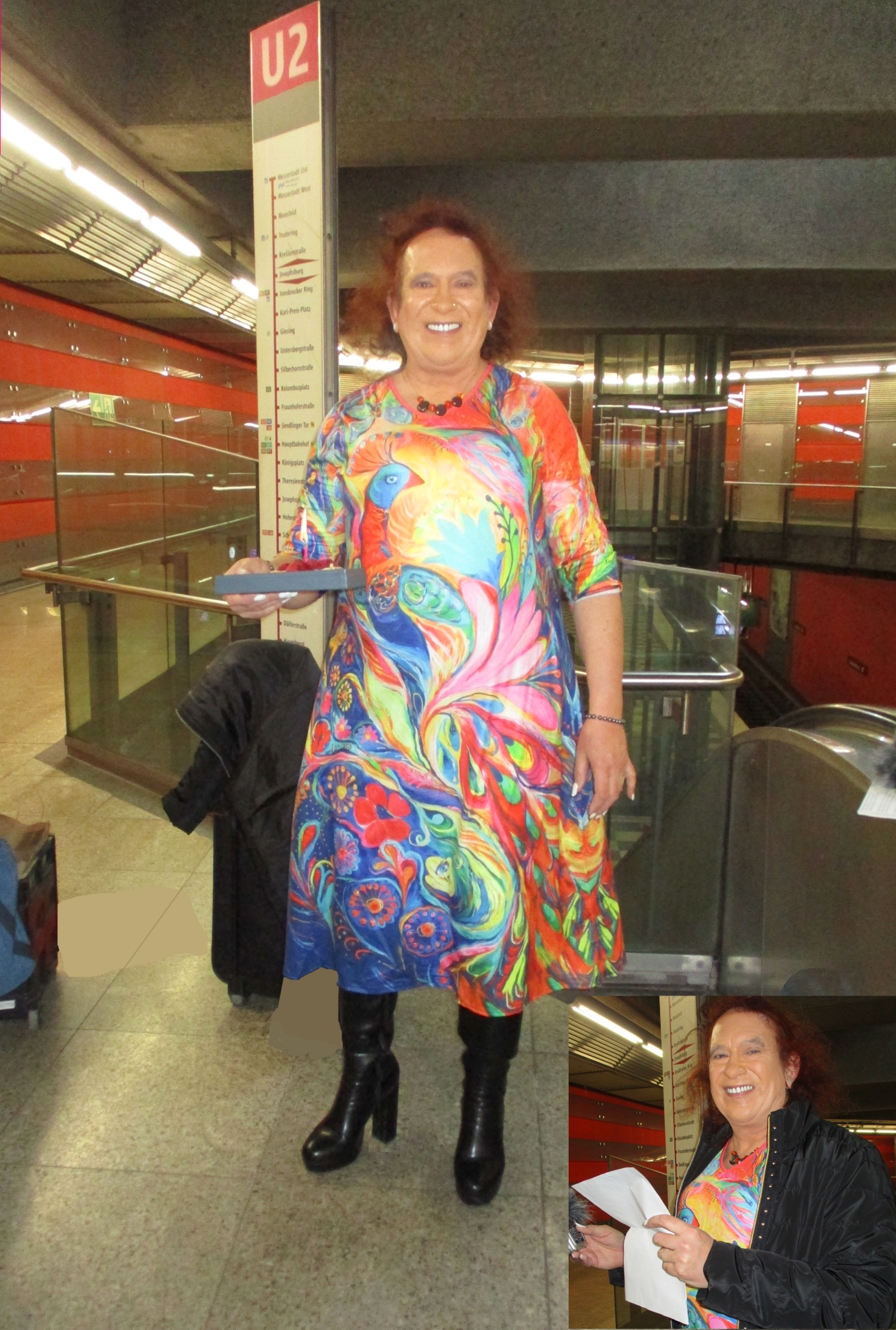 U-Bahn Poesie Lyrik Uray Chris Poesieboten Muenchen U2 Josephsburg Geburtstag